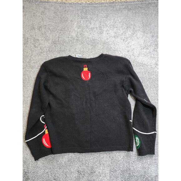 Jason Maxwell Vintage Christmas Cardigan Women;s Size large - Picture 6 of 8